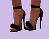 Black Fur Heels