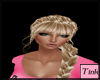 blonde waterfall braids