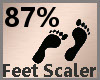 Feet Scale 87% F