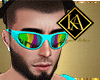 NI-KE Neon  glasses
