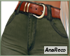 A∞Khaki Jeans+Belt L