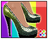 *R GRA Heels - Green