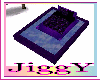 JiggY Purple Water Bed