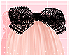 Bow lace black