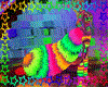 Neon glow fur tail