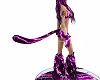 Furry purple rave tail
