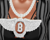 Iced Out B Neclace