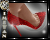 (MI) Glitter red shoes