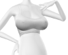 White Crop Tank Top