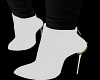 White Fiona Gold Boots