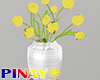 Yellow Tulips Vase