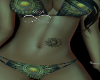 Sol y Luna belly tattoo