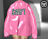 ⓦ $AIN'T Jacket Pink