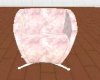 pink marble pose chair