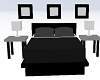 MI Double Bed Black/Whit