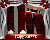 Plaid Pj's Pants - D Red