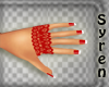 Glove Lace Red -Small-
