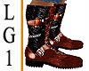 LG1 Blk & Brown Boots