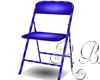 Blue Folding Chair