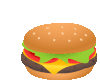 Ani. Hamburger Sticker