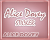 !AD! Alice Dovey Sticker