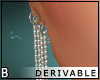 DRV Rhinestone Long Ear