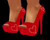 RED spike heels ROH