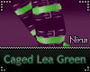 -N- Caged Green Lea Shoe