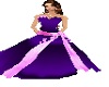 Purple n pink Rose Dress