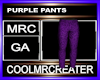 PURPLE PANTS