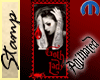 Goth Lady stamp