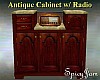Antique Cabinet w/Radio2