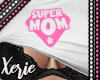 Super Mom Top White 1