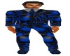 Male Suit Blue and Black