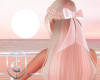 Blonde Bow Hair