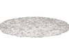 White Round Fur Rug