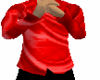 silk red shirt