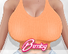 ++A Ribbed Vest Peach