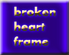 broken heart frame