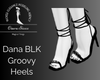 Dana BLK Groovy Heels