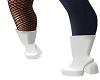 botas blancas