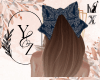 LY Bandana Blue Bow