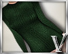 *V* Green Knit Sweater