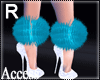 A. Anklet Fur Teal R