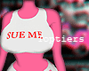 Sue me top DDD