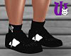 Tennis Shoes Socks b&w