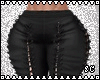 SC LACE UP PANTS BLACK