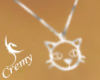 ¤C¤ Cat Necklace Silver
