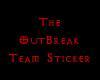 OutBreak Team Sticker