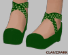 M-Shoes Girl Green Xmas